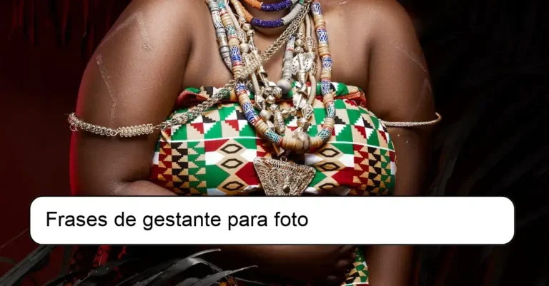 Frases de gestante para foto