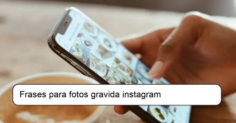 Frases para fotos gravida instagram