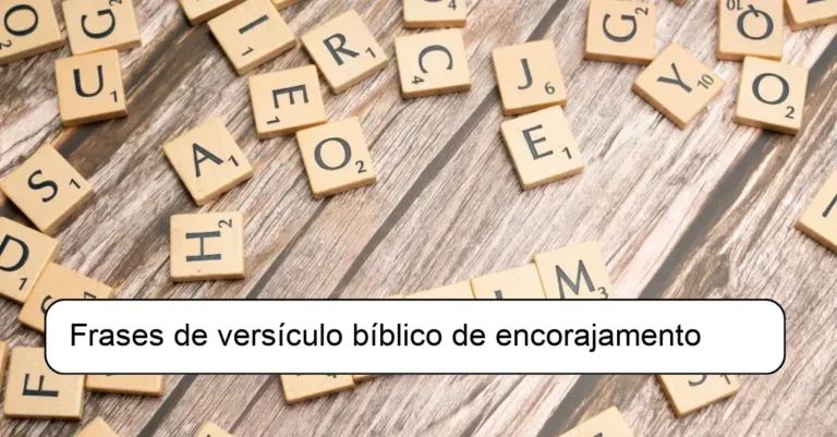 Frases de versículo bíblico de encorajamento