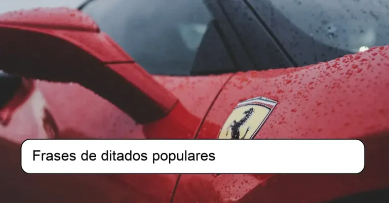 Frases de ditados populares