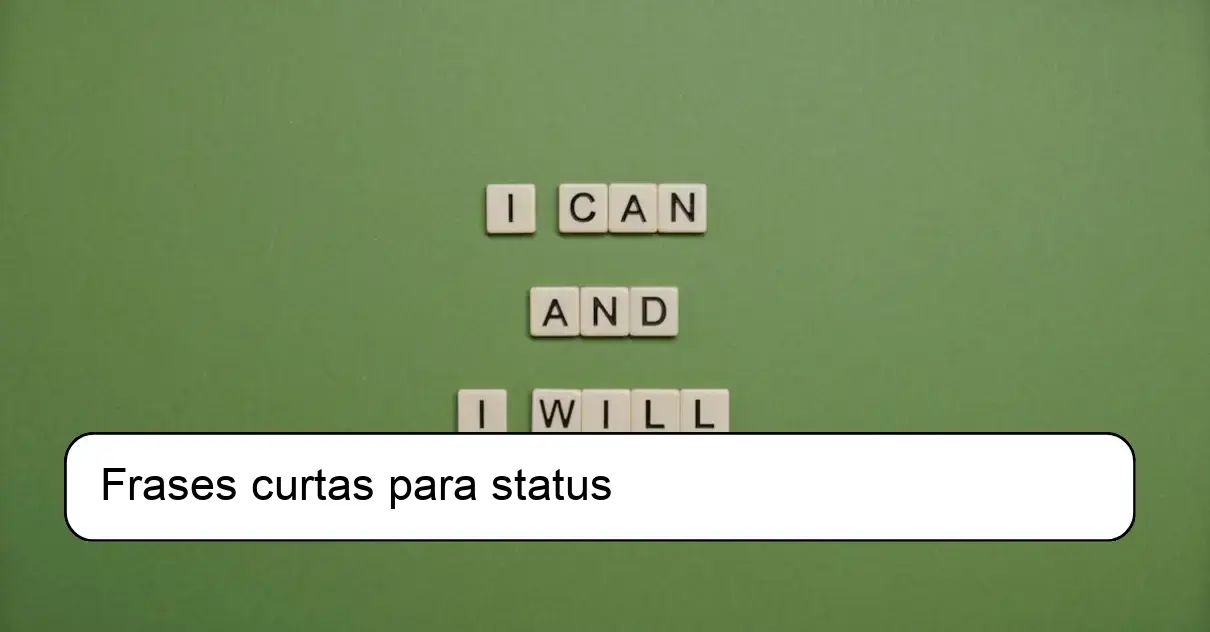 Frases curtas para status