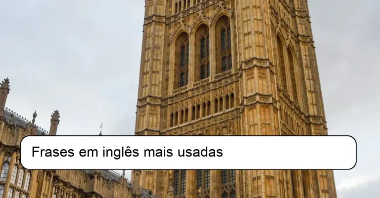 Frases em inglês mais usadas