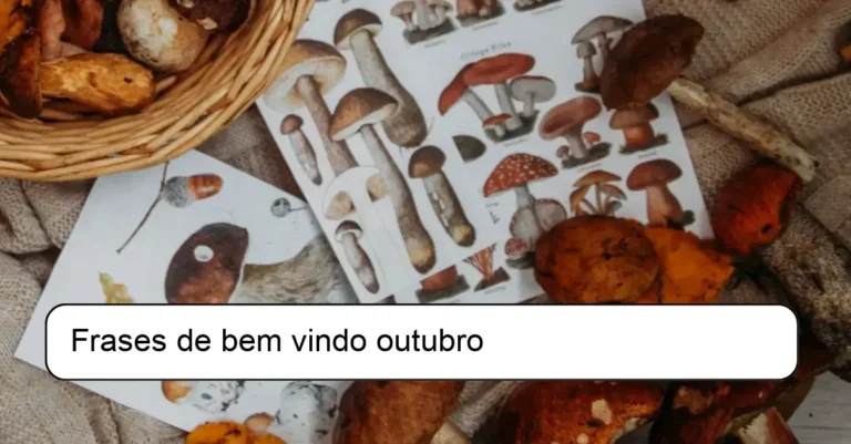 Frases de bem vindo outubro