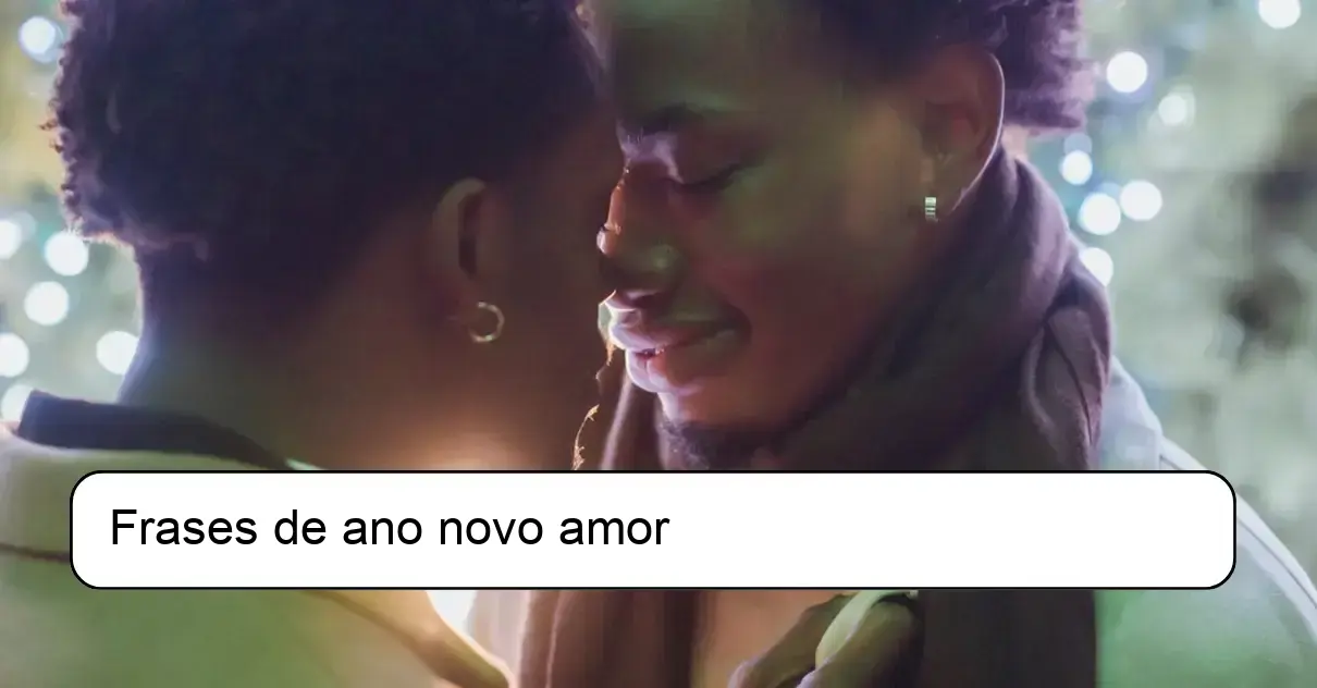 Frases de ano novo amor