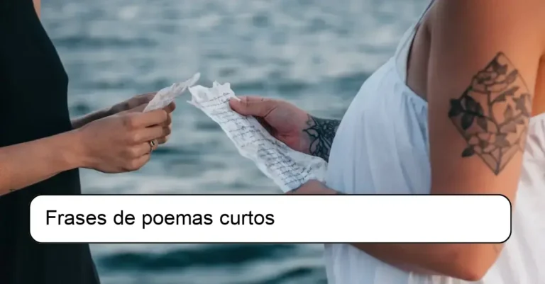 Frases de poemas curtos