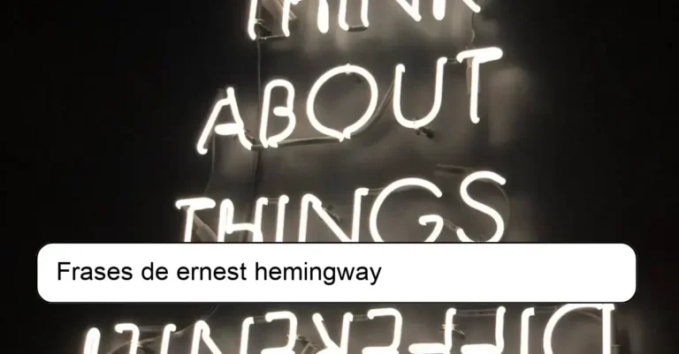 Frases de ernest hemingway