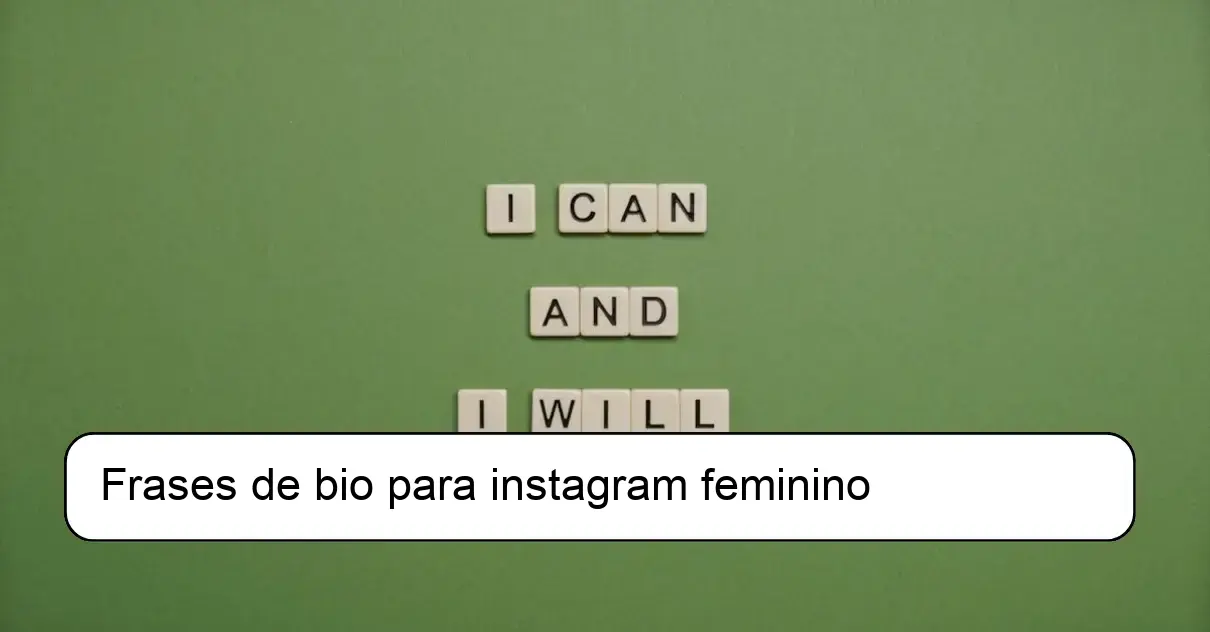 Frases de bio para instagram feminino