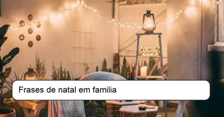 Frases de natal em familia