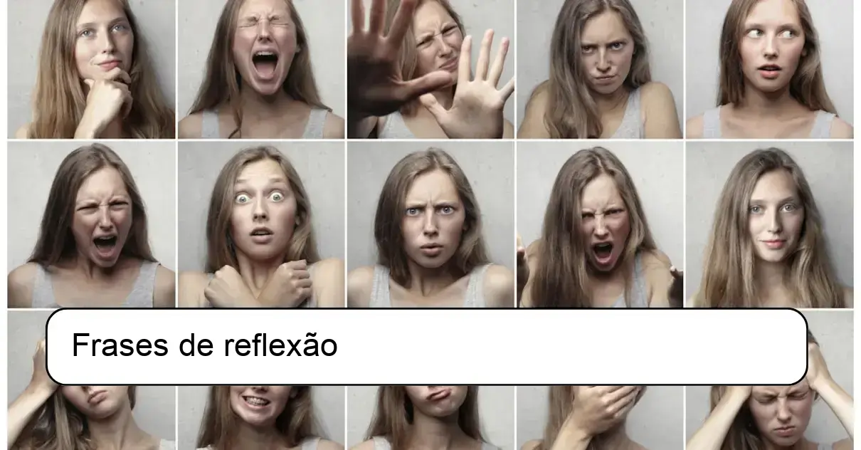 Frases de reflexão