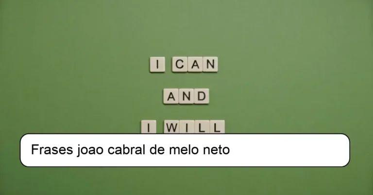 Frases joao cabral de melo neto