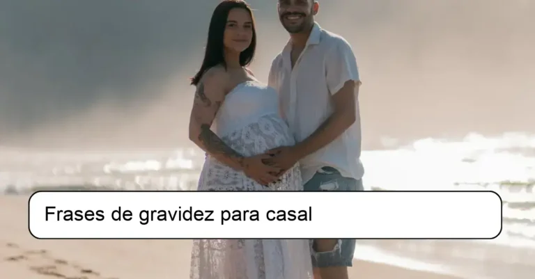 Frases de gravidez para casal