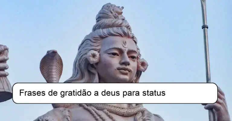 Frases de gratidão a deus para status