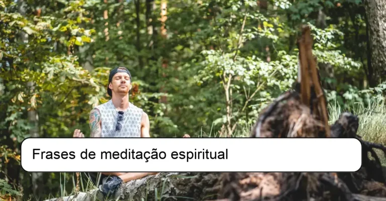 Frases de meditação espiritual