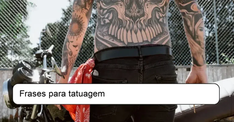 Frases para tatuagem