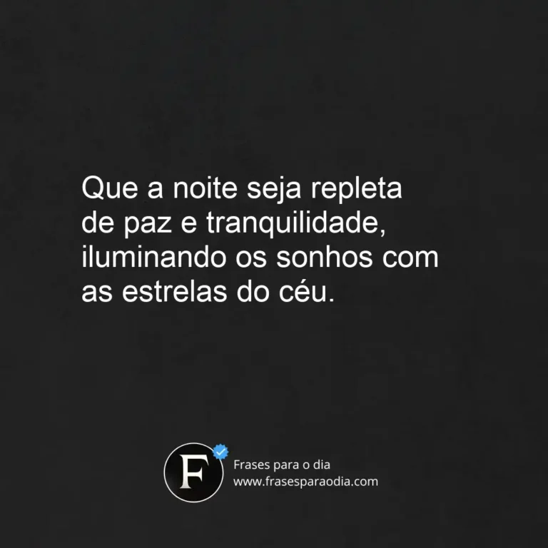 Frases de boa noite para whatsapp com imagem bonita