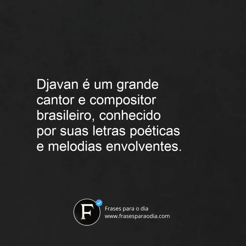 Frases djavan