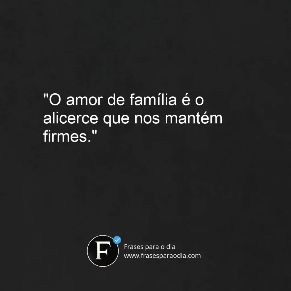 Frases para foto com a familia