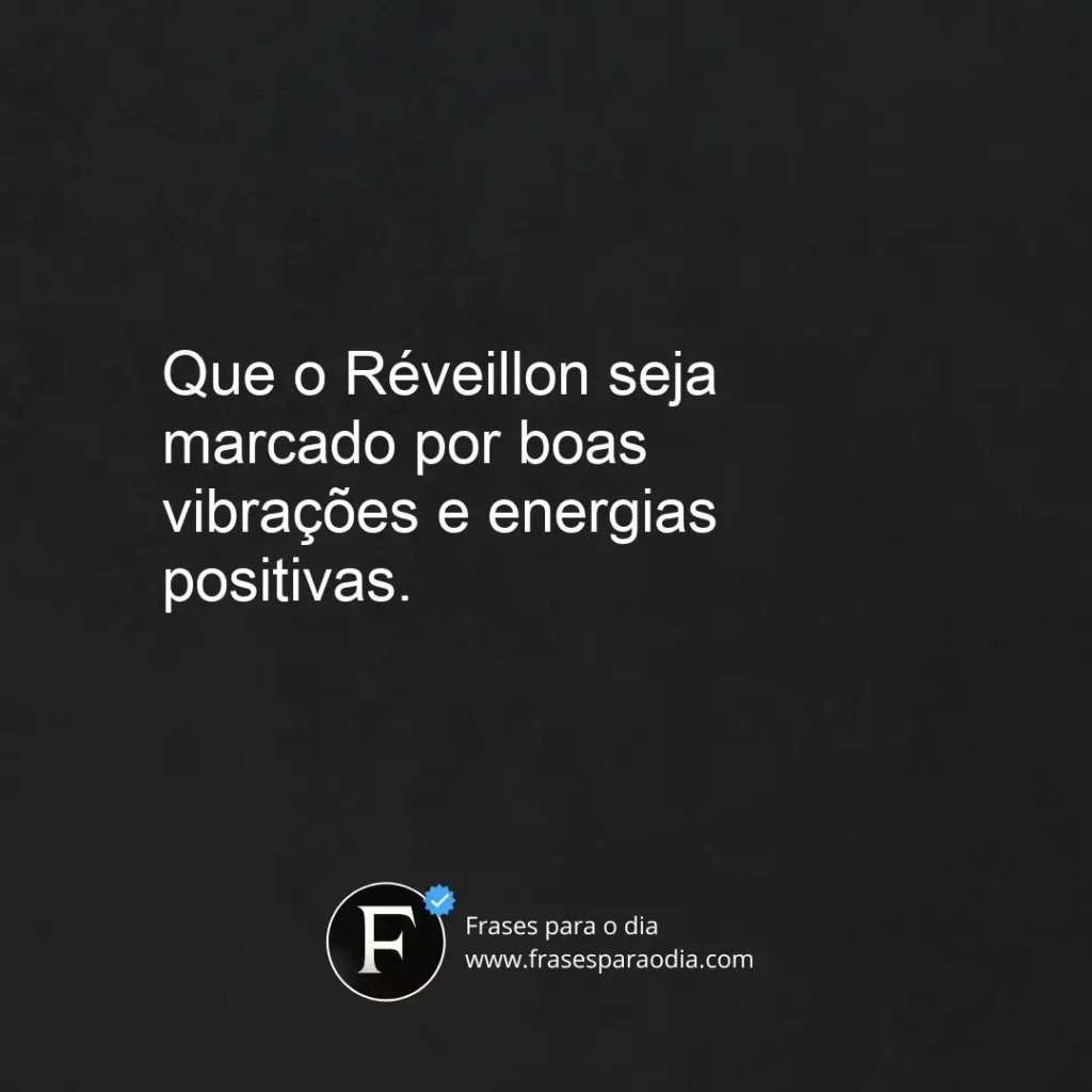 Frases para o Réveillon