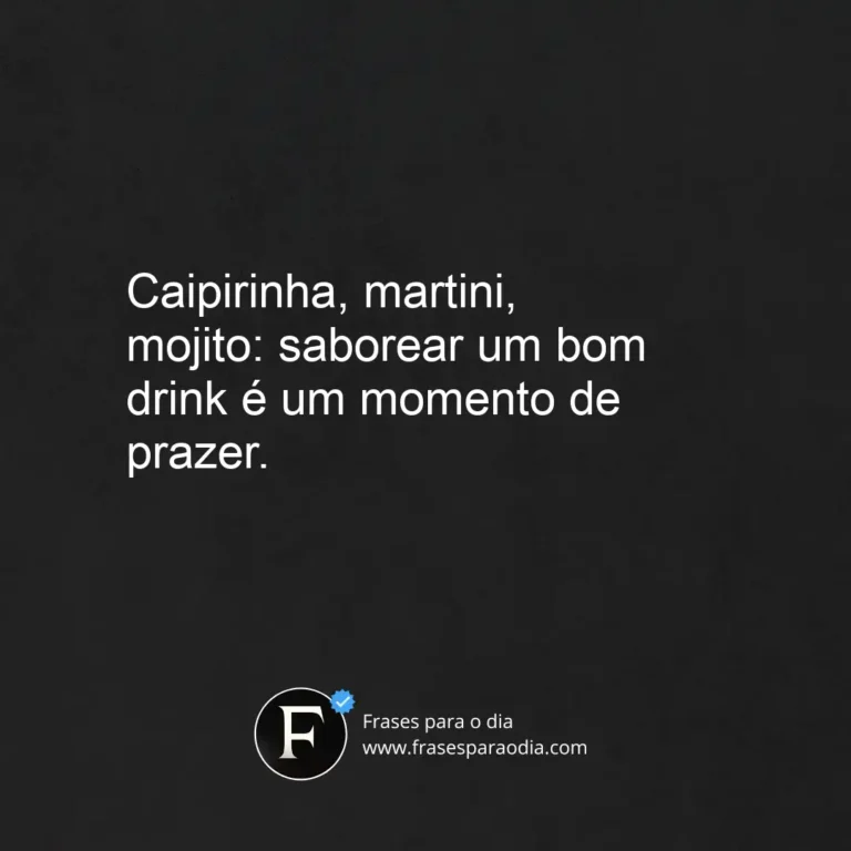 Frases sobre drinks