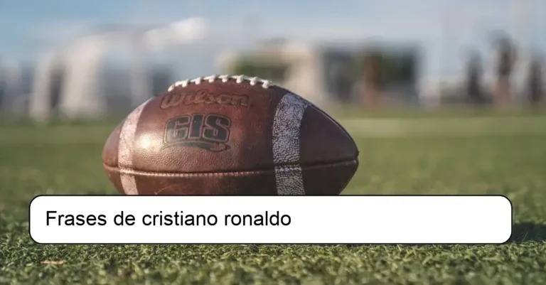 Frases de cristiano ronaldo