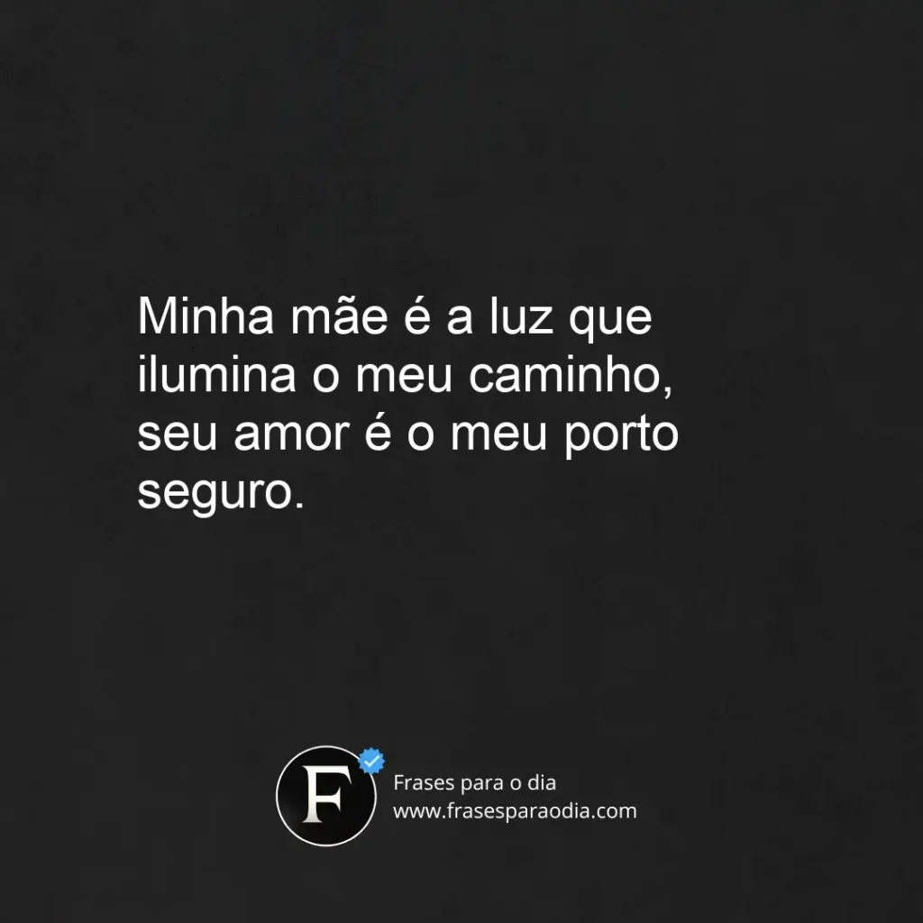 Frases de amor para mãe