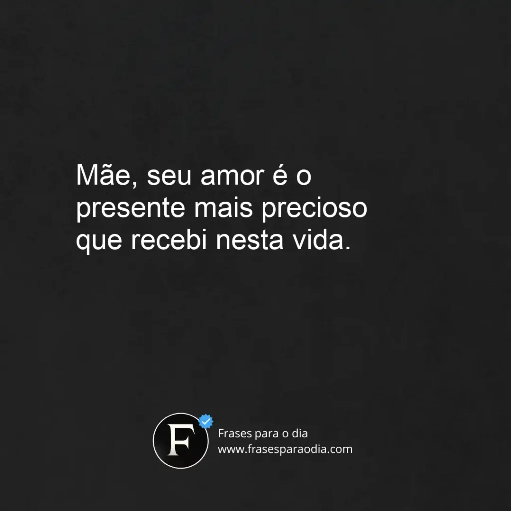 Frases de amor para mãe