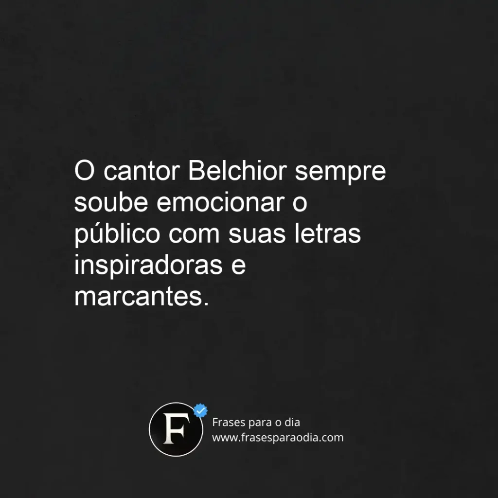 Frases de belchior