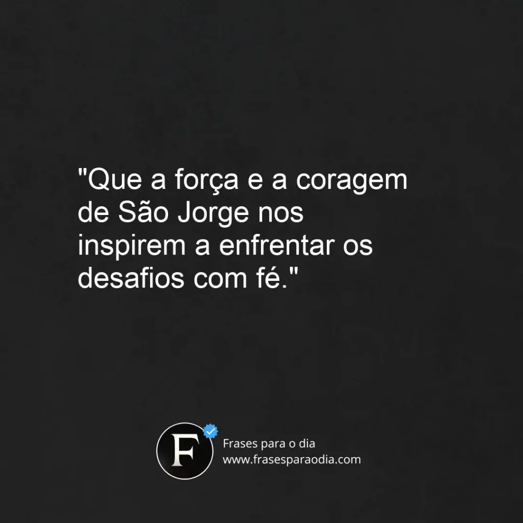 Frases de sao jorge