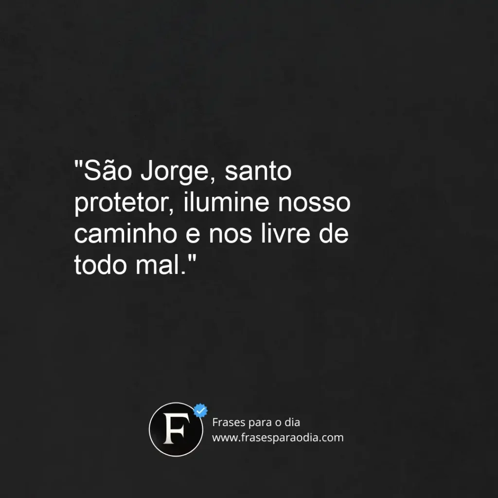 Frases de sao jorge