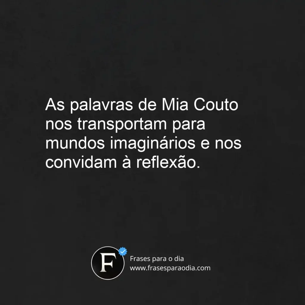 Frases mia couto