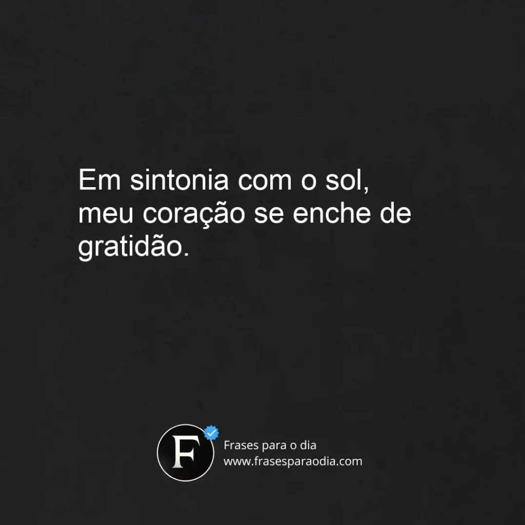 Frases para foto no sol