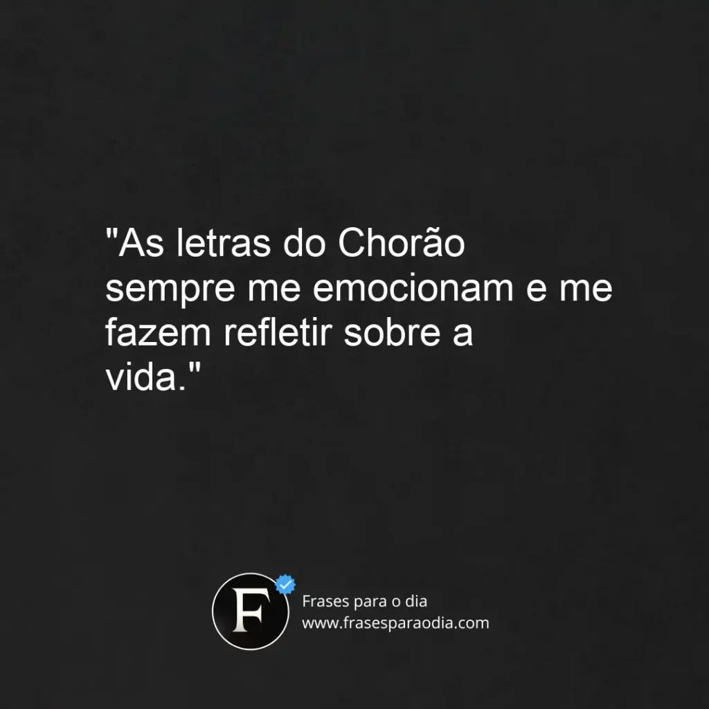 Frases chorão