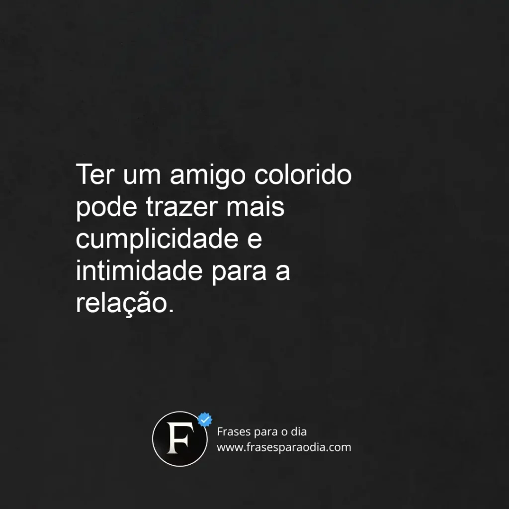 Frases de amizade colorida