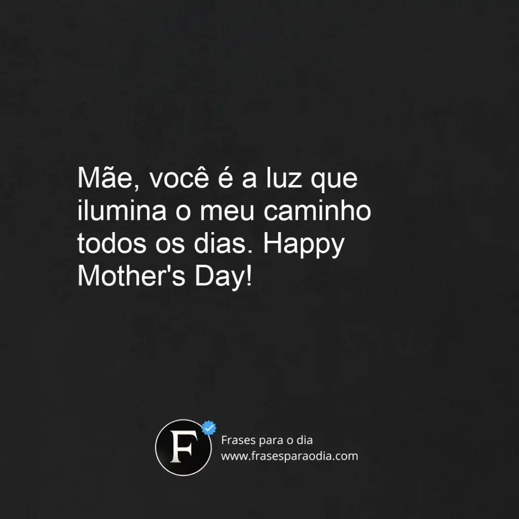 Frases de feliz dia das mães em inglês