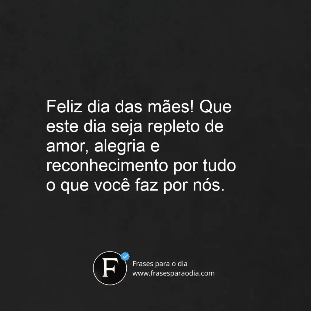 Frases de feliz dia das mães em inglês