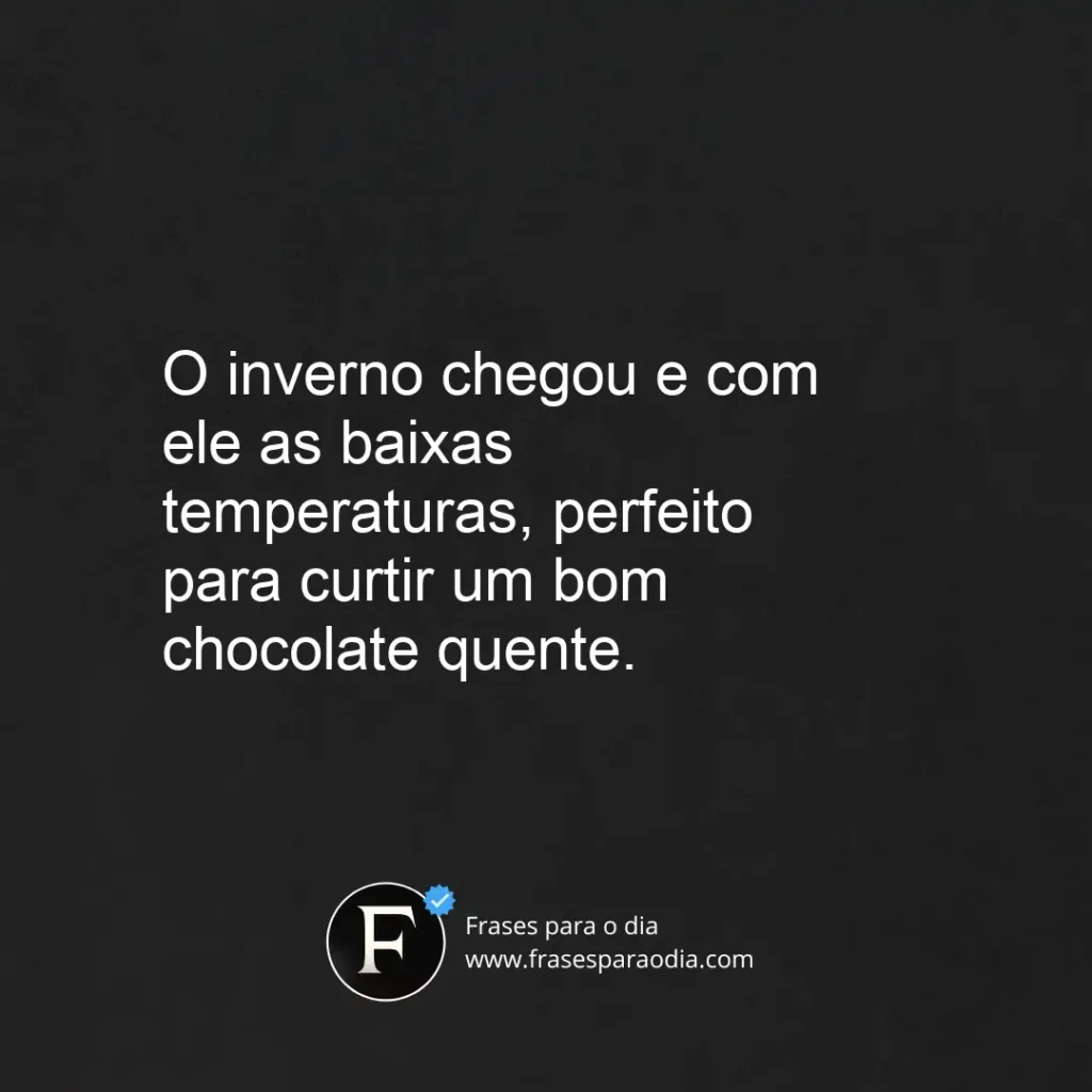 Frases de inverno