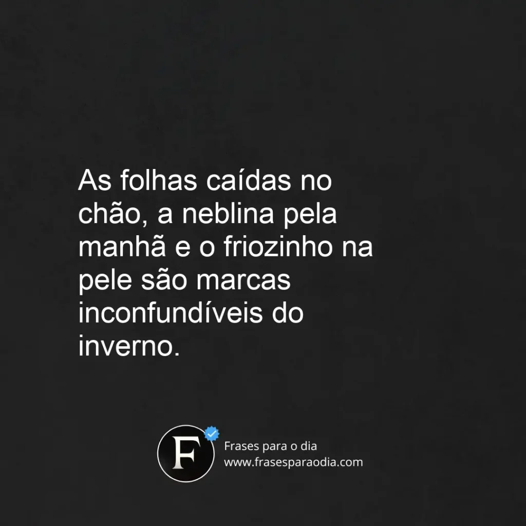 Frases de inverno