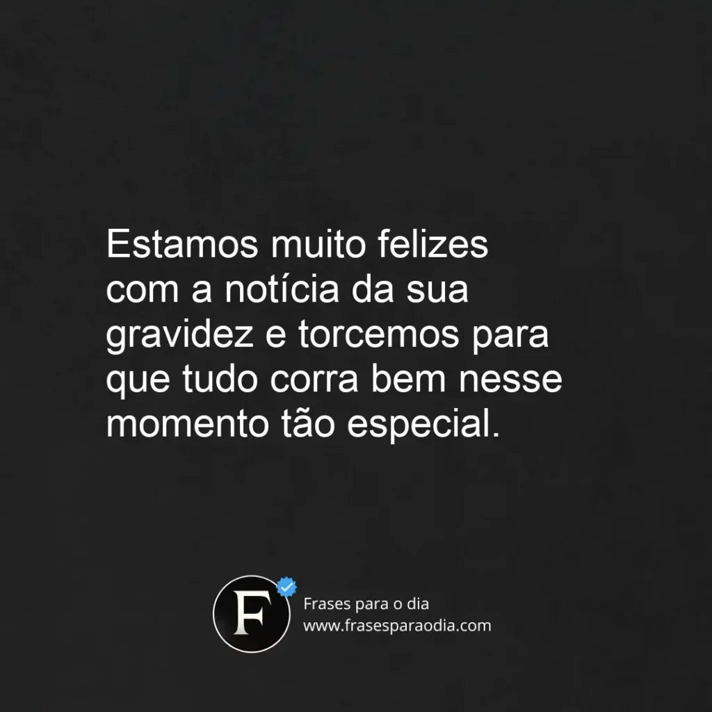 Frases de parabéns pela gravidez