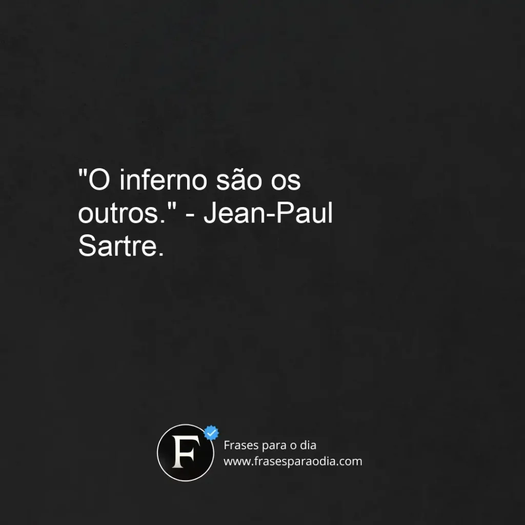 Frases de sartre