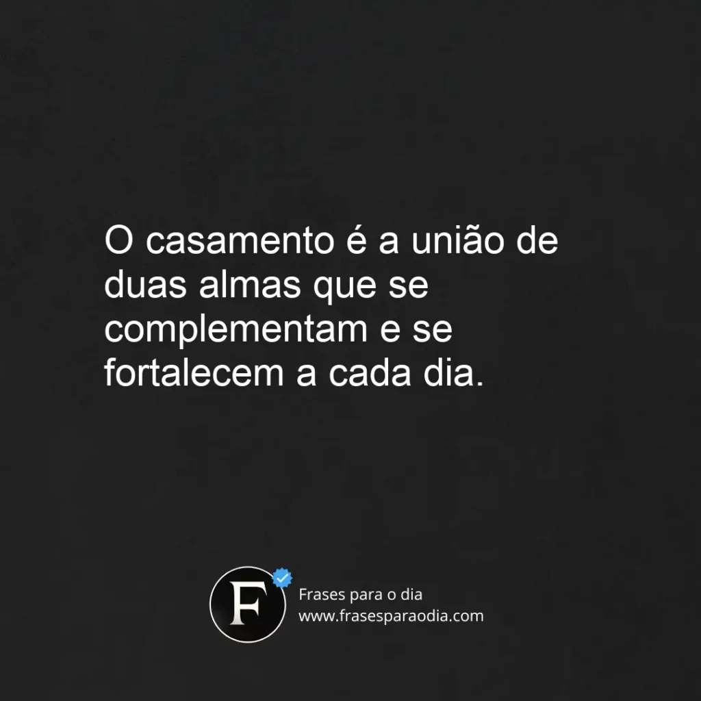 Frases de casamento feliz