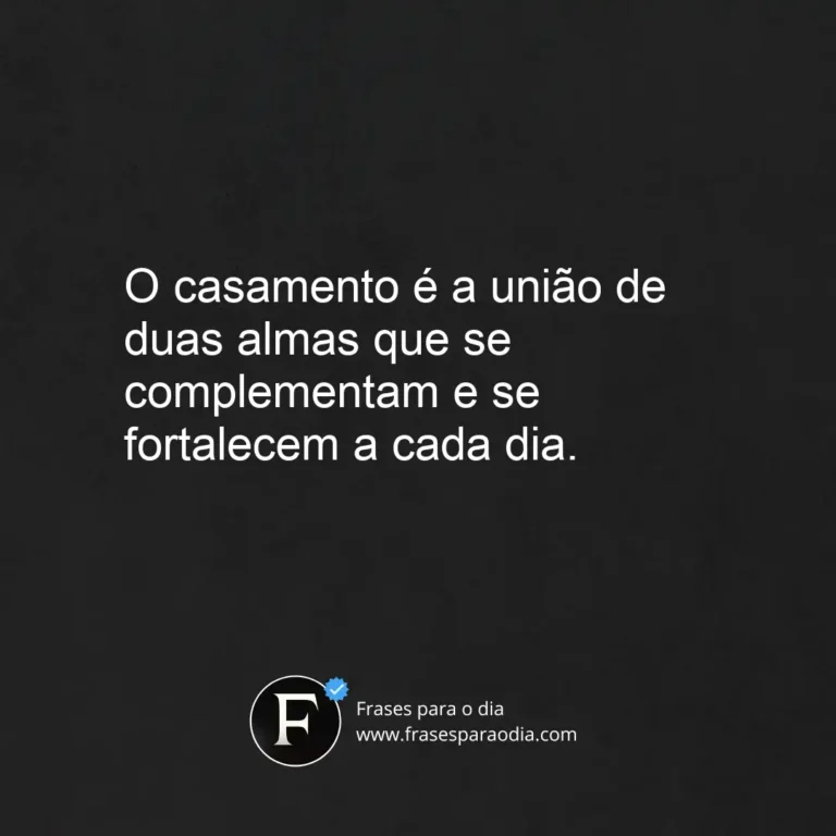 Frases de casamento feliz