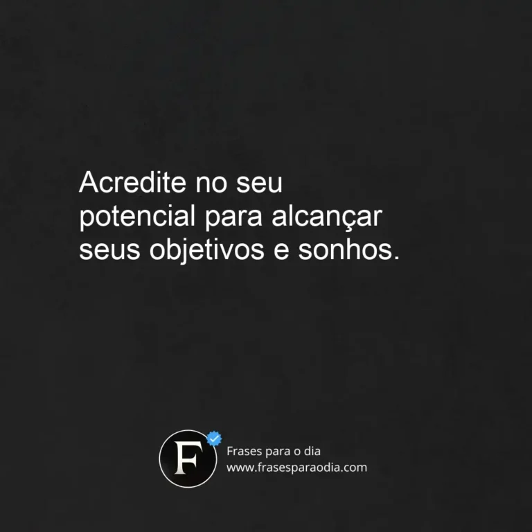 Frases de motivação pessoal