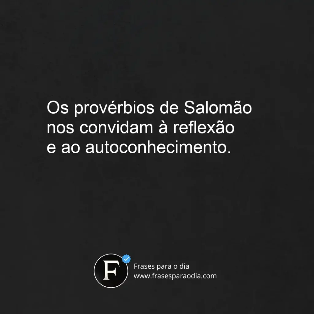 Frases de salomão