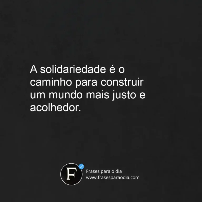 Frases de solidariedade