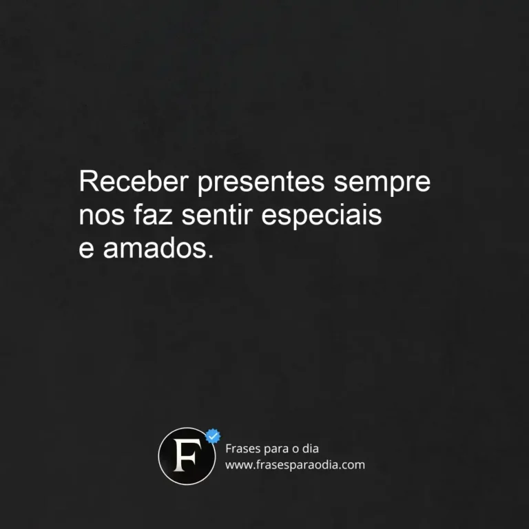 Frases sobre presentes