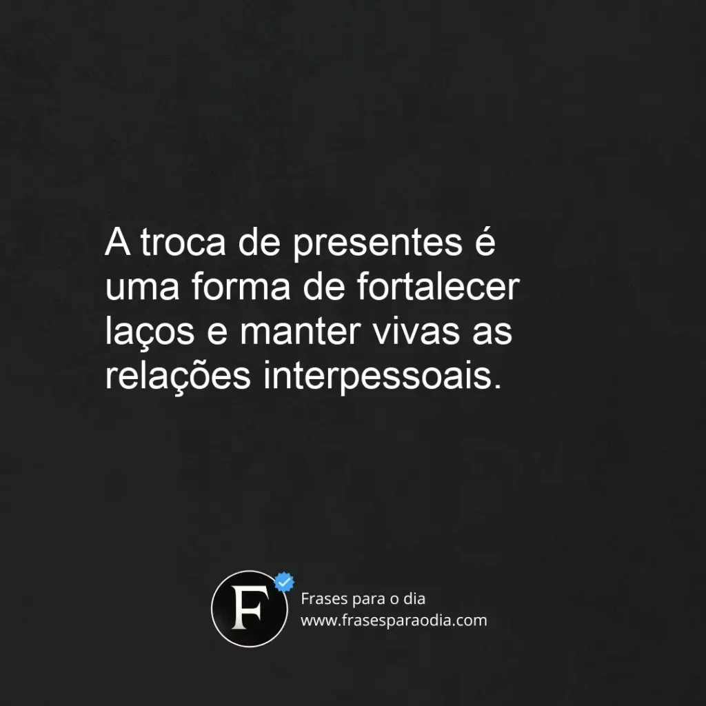 Frases sobre presentes