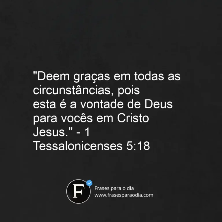 Frases biblicas de agradecimento