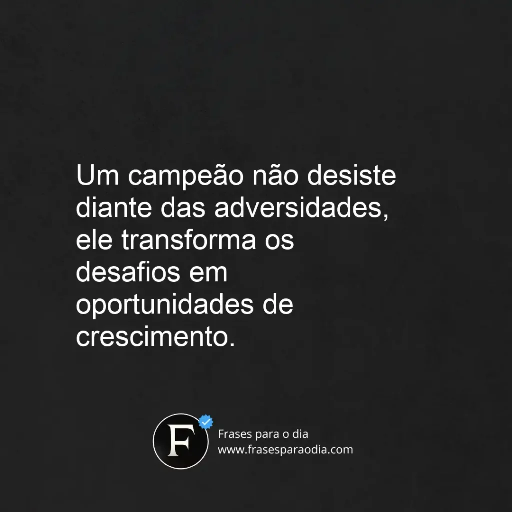 Frases de campeão