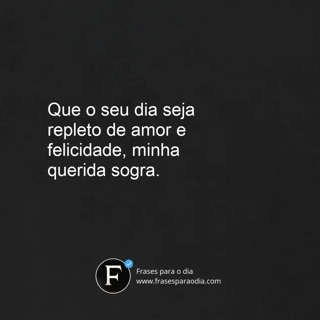 Frases de feliz dia das mães para sogra