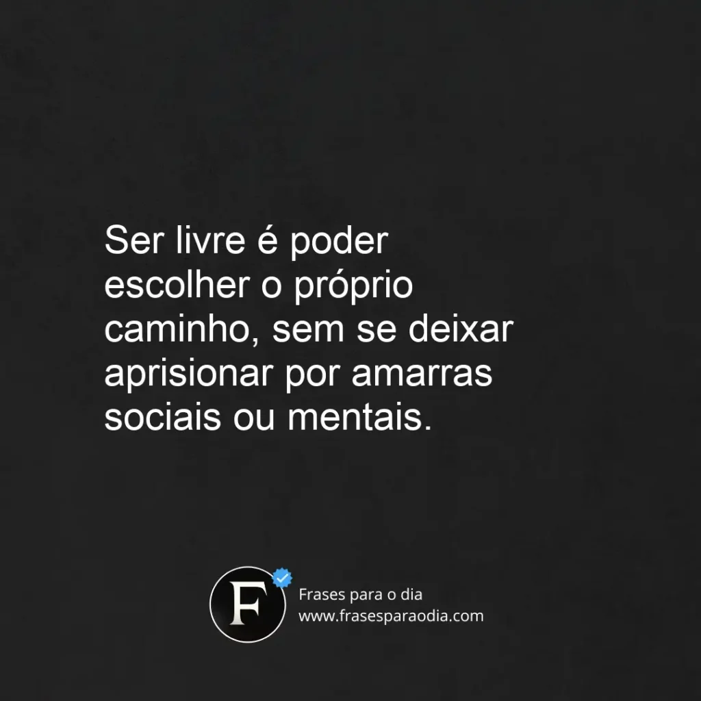 Frases de liberdade tumblr